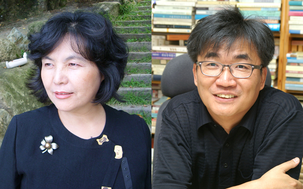 송명희 교수(왼쪽), 조세현 교수